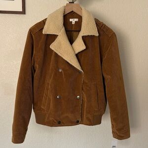 BP Corduroy faux shearling jacket